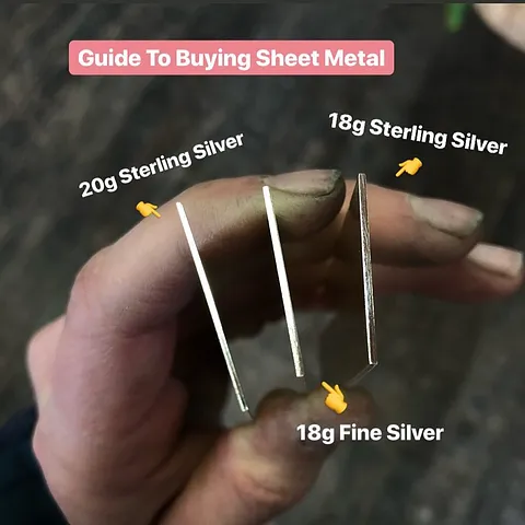 Here are some tips for purchasing silver SHEET METAL from @riogrande. All the choices can be overwhelming, so I thought...