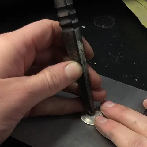 Here is a technique for drilling holes in your work without skidding or breaking a drill bit - I always take my center...