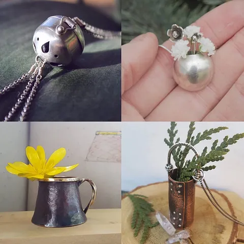 This month the theme for the #metalsmithchallenge was VESSELS + BOXES and everyone NAILED IT. Thank you to each and every...