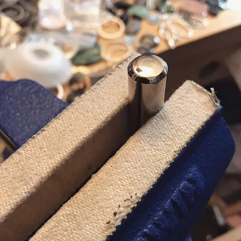 Here is a tip for lining your vise jaws to protect your work from marring from @robinbaskindesigns -“Moleskin is great for...
