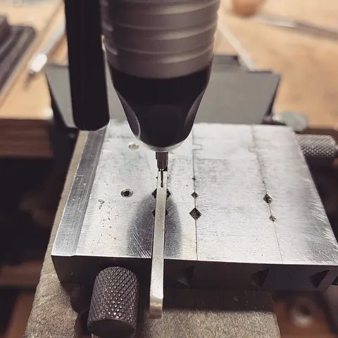 Here is a tip for securing your work while drilling from @timberlinemetalworks - “Here’s another use for a miter jig. Use...