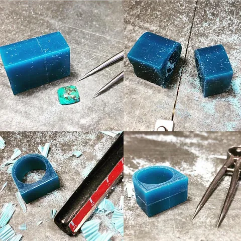 For today’s post I wanted to share this visual tutorial for carving a simple wax ring with a stone from @alexboydstudio In...