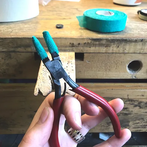 Here is a little plier modification from @brianaharrison_metals - “Normally when setting stones with prongs I cover my...