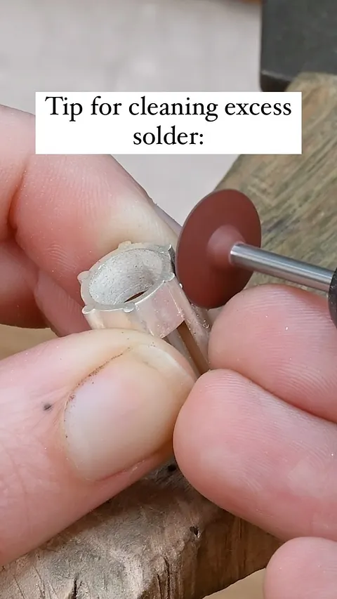 Tip for cleaning solder from @lucywalkerjewellery - “Cleaning up a shit tonne of excess solder with an exceptionally sharp...