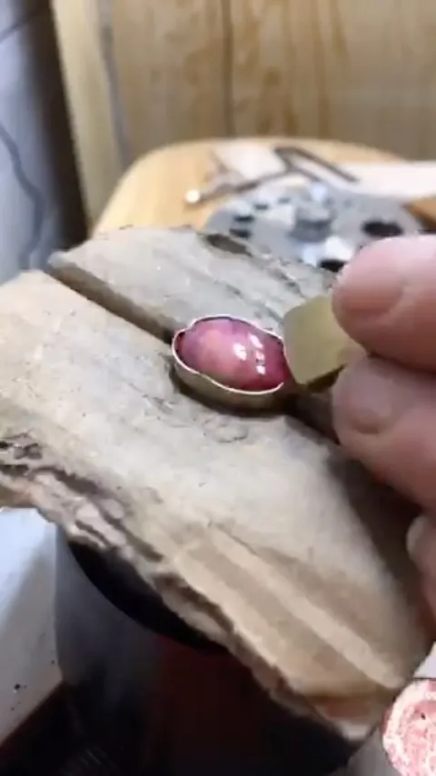 Here is a bezel setting tip from @susanfauman (shared awhile back 😊) - “I love using my graver’s ball from GRS to hold a...