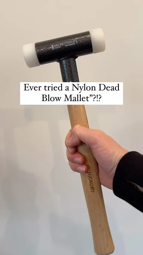 What is a “dead blow mallet”?!? This Del Rey™ Nylon Dead Blow Mallet from @gesswein.jewelry has a head filled with steel...
