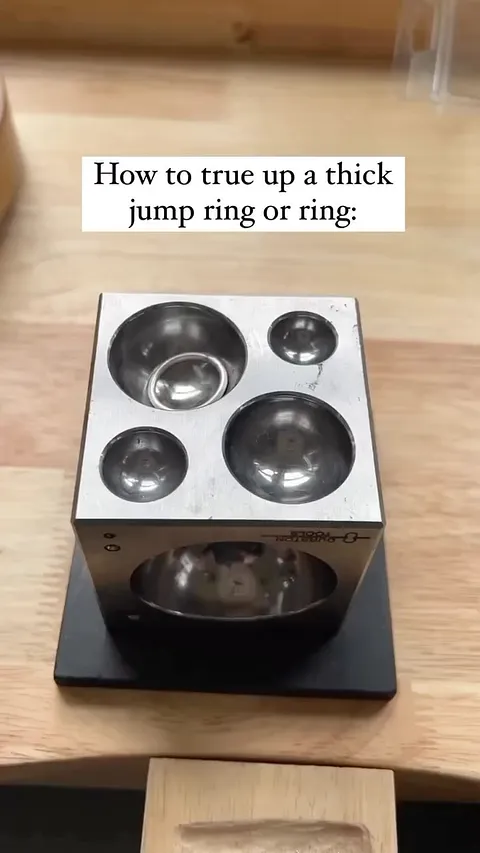 Dapping blocks are so useful!! This tip was shared by both @lm6d and @refraction_manufacturing years ago and it’s one I...