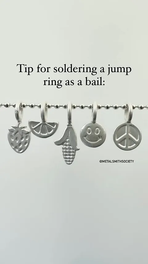 Soldering a straight, centered jump ring/bail every time! This video was made possible by&nbsp;@haroldstudio&nbsp;who sent...
