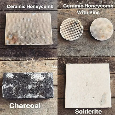 Been awhile since we discussed the most common SOLDERING SURFACES (to the best of my knowledge :) 

Honeycomb ceramic...