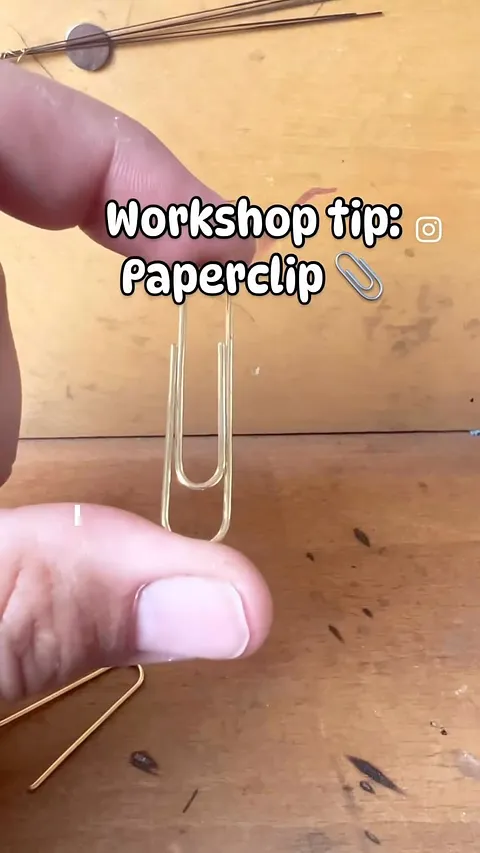 A soldering tip with DIY props and a tweezer modification from @theschoolofjewellery.ie -
 “I use paper clips in the...