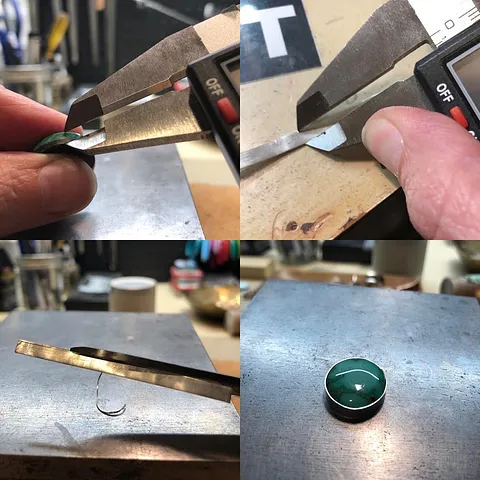 Here is a tip for when you need to trim your bezel wire from @leewarddesignsmi - “I learned to file a bezel that is too...