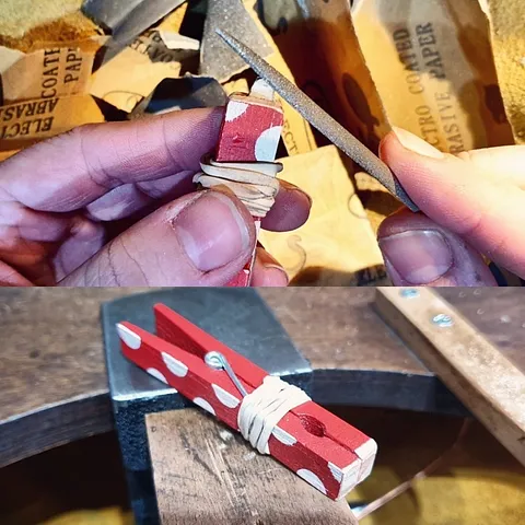 Here is a #diy holder for small things from @makeitkimtoday - “What's your most random jewellery tool? I'm rather partial...