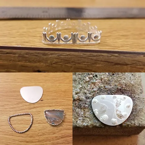Here is a tip for working with gallery wire from @didirosejewelry - “I cut the gallery wire at a point where it'll look...