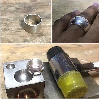Here is a tutorial for doming a ring from @tracey_michelle129 - “
Here is how you fabricate your own domed ring band with...