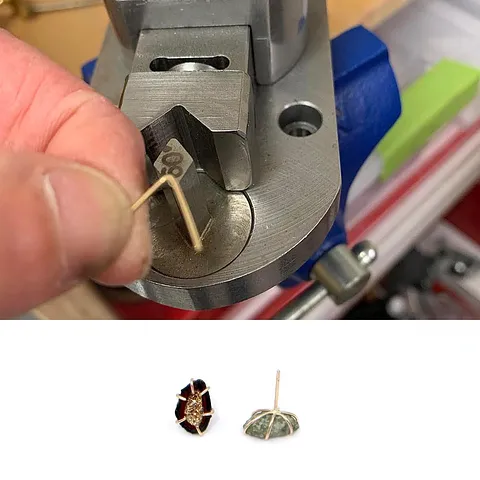 Here is a prong setting tip from @wendyjonewmetaldesigns - "Although I bought my Pepe Ring Bending Tool for helping...