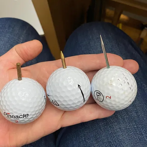 Here are some amazing #diy tools from @robinbaskindesigns - “I got used golf balls from a friend who is a caddy…evidently...