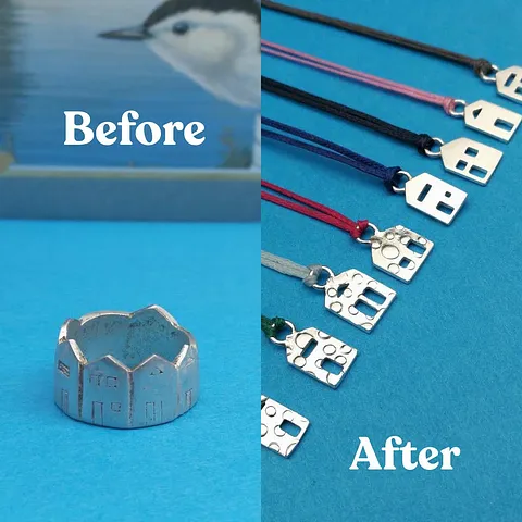 The #metalsmithchallenge for September was very inspiring! The theme was “REWORK”: to take an old piece you had created...