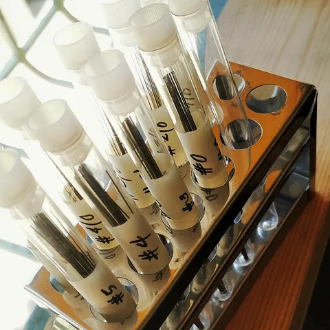 Here is an inexpensive sawblade holder from @ric_cerebo - “I have unused plastic test tubes (I used them for fountain pen...