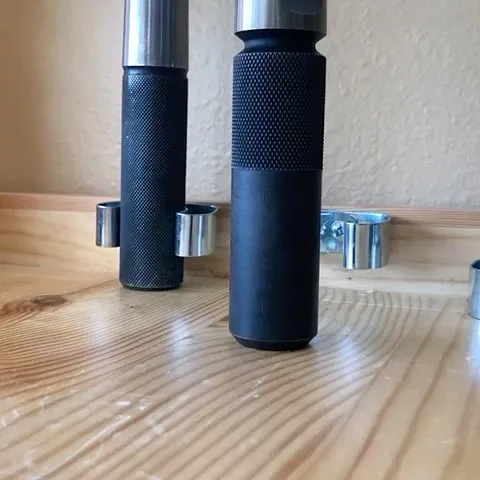 Here is a tip to hold and store your ring mandrels from @sterling_perch - “I was tired of my ring mandrels rolling around...