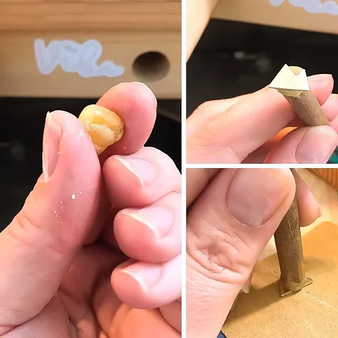 Here is a tip for holding little items while sanding from @hausofmonarch - “Today I was getting frustrated with the...