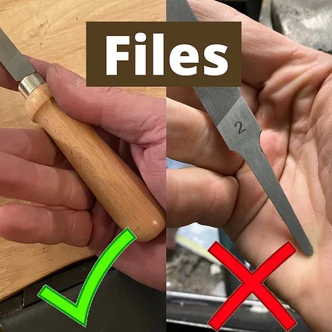 Here is a file tip from @at_the_bench_uk - “at_the_bench_uk Don’t listen to those who say they don’t bother with a file...