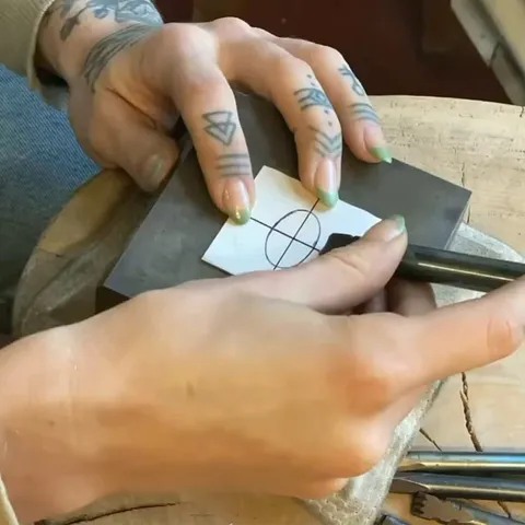 Here is a stamping tip from @southboundsmith - “Here’s a tip for making sure your stamps are ending up where you want...