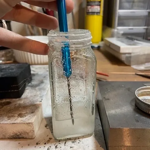 Here is a tip to prevent solder from sticking to your soldering stick from @myth_and_stone - “I learned...