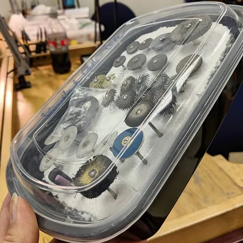 Here is a clever #diy bur organizer from @fluxmetalarts - “From time to time we love to share fun organization hacks. This...