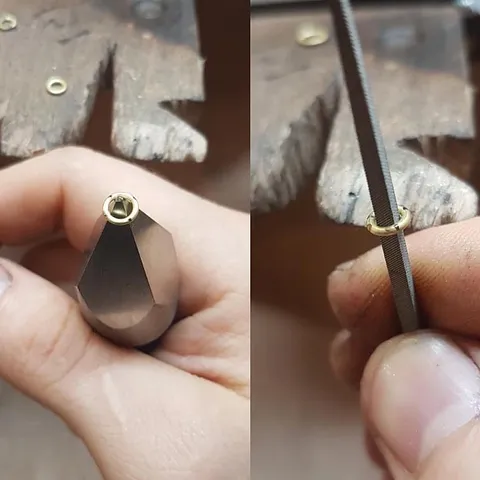Here is a prong/claw setting tip from @artyrtyrkerson - “Quick tooltip: when dividing a round bezel to mark the places for...