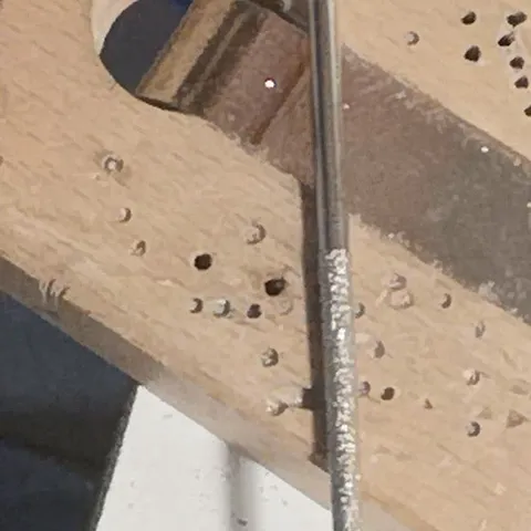 Here is a tip for filing tiny, sliver balls from @seaelements - “First I put the silver ball in an existing drilled holes...