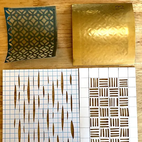Here are some great rolling mill texture tips from @kkmetalwerk4640 - “I like to use paper patterns for the rolling mill...