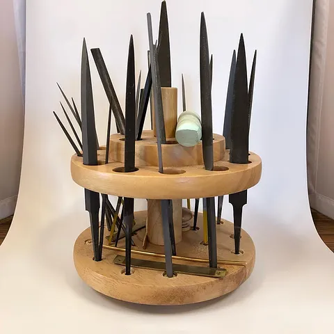 Here is a file storage tip from @kkmetalwerk4640 - “I use a big box craft scissor rotating carousel to store my files. 

I...