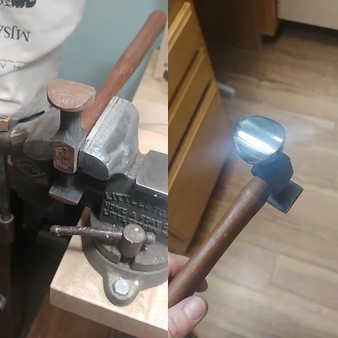 Here is a technique for reviving a rusty hammer from @hkmjewelry - “I found&nbsp;this super cool vintage auto body hammer...