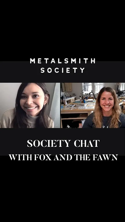 #societychat Today is Episode 6 of SOCIETY CHAT. In this new series I am asking inspiring people from our jewelry making...