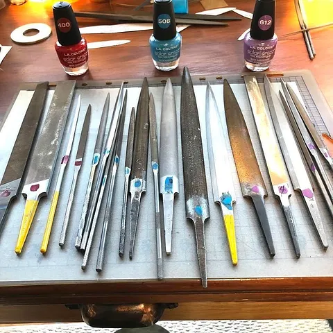 Here is tip for identifying your different file cuts from @kkmetalwerk4640 - “I got tired of trying to locate the right...