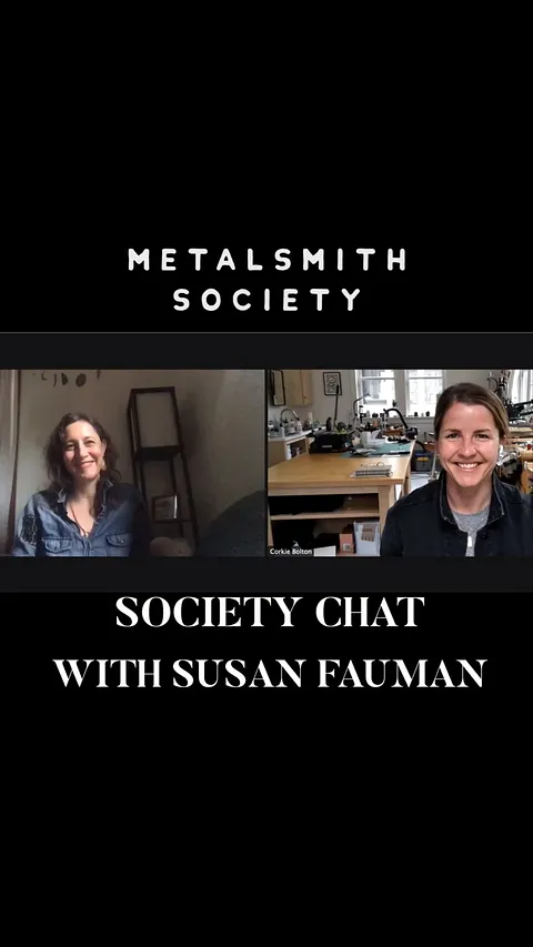 #societychat Today is Episode 7 of SOCIETY CHAT. Susan made being a full-time jeweler a reality for herself! She is...
