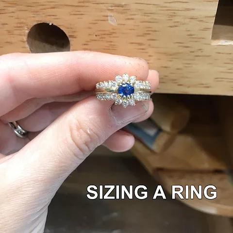 Here is a technique for sizing a ring from @milestonejewelryllc - “I would like to share an easy way to size a ring larger...