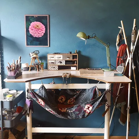 Here is a #diy bench from @seaelements - “This is an Ikea high bar table. It's very sturdy &amp; stable, so it worked...