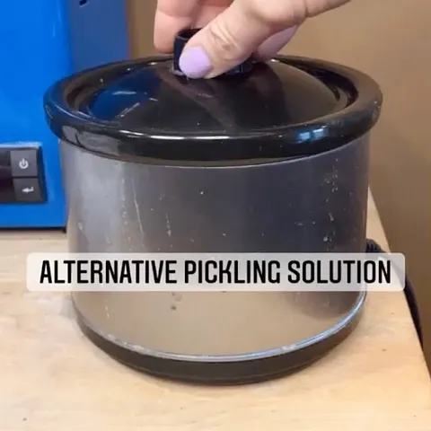 Here is an alternative pickling tip from @littleoscilla. “If you want an affordable pickle solution that will dissolve...