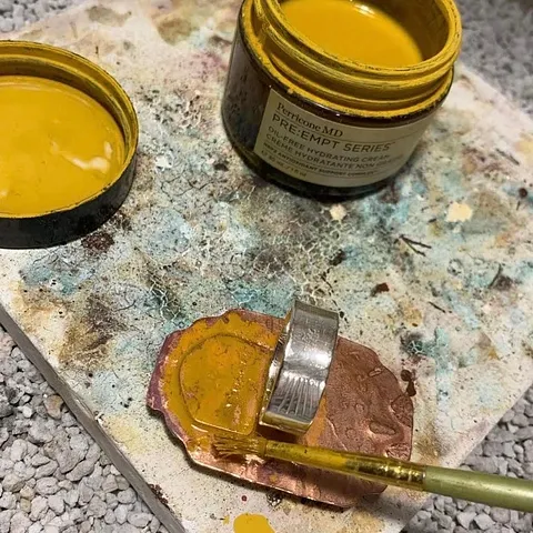 Here is a tip to prevent solder from flowing from @Abilene_Sky - “One thing that I cannot live without in my studio is...