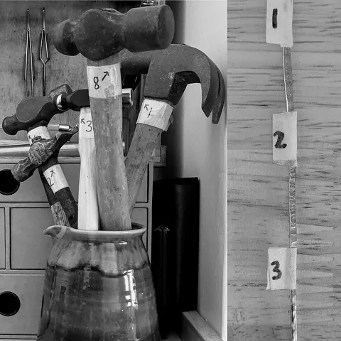 Here is tip if you have multiple texturing hammers from @jas_jewellery_&nbsp;- “I like to hunt for old hammers in second...