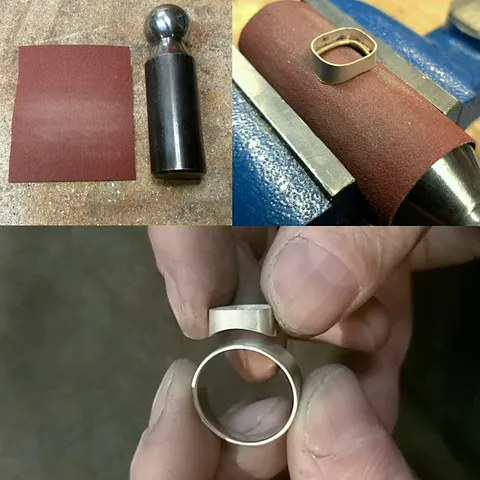 Here is a tip to create a bezel with a curved base from @martindenoch - “You can use your doming punch for other things...