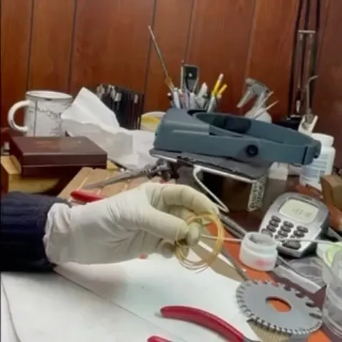 Here is a granule making tip from @loisgore22 - “I take 22 gauge, 22 karat gold, wire and wrap it around a 1.47mm transfer...