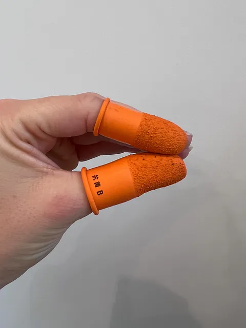 #affiliate #tooltalktuesday&nbsp;Japanese Rubber Finger Guards from&nbsp;@ottofrei1930 they are actually infused with bits...