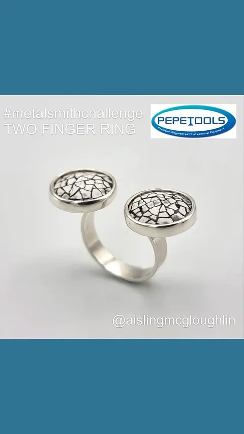 #METALSMITHCHALLENGE the theme for this (extended) challenge was to create a TWO FINGER RING. Thank you to these community...