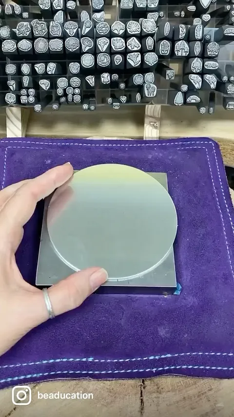 Here is a simple stamping tip from @beaducation - “Use a sharpie or enamel pen as a guideline for your designs. For this...
