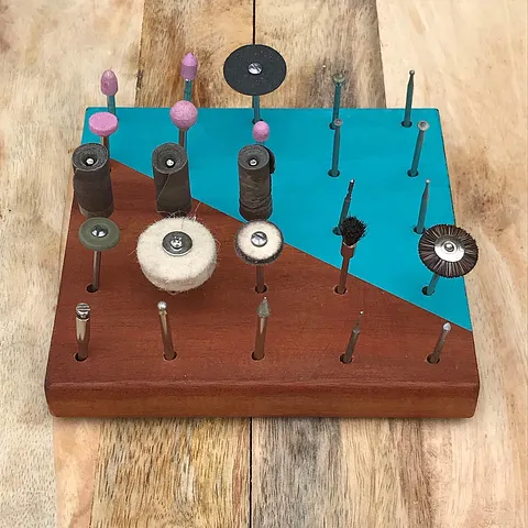 Here is a #diy bur and bit holder from @modern_mettle - “I’ve been looking for a bit holder that’s durable, inexpensive,...