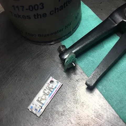 Here is a tip if you use hole punching pliers (which are kinda awesome) from @loandchlo - “I fold up masking tape to make...