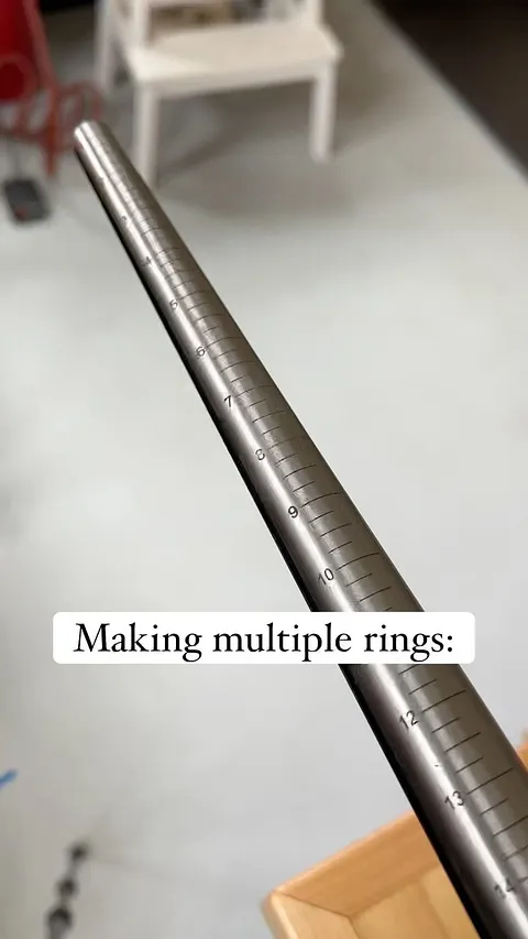 This is a simple technique for making multiple ring bands at once. Great for stacking rings or production work! I secure...