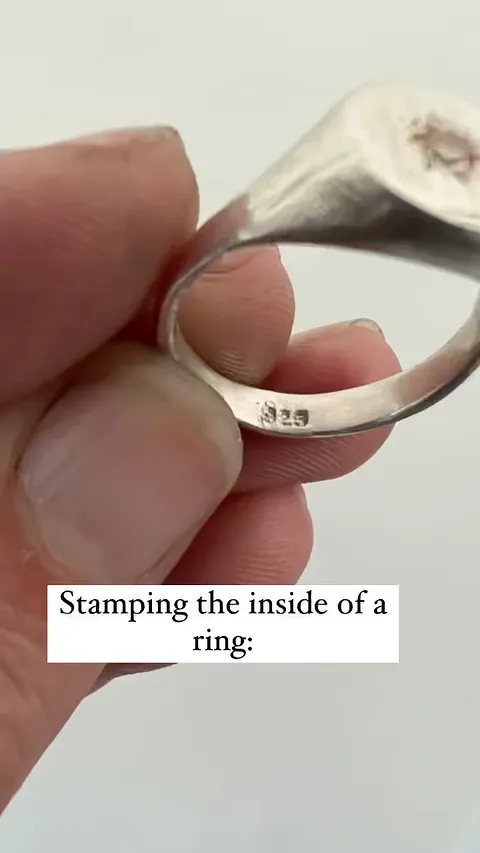 Here is a tool from @ottofrei1930 that is helpful when you have to stamp the inside of a ring (my example is a unfinished,...